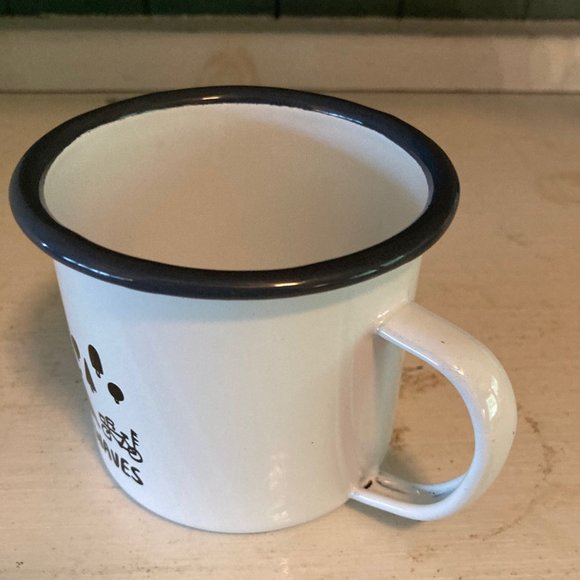 Enamel coffee mug - Picture 2 of 4